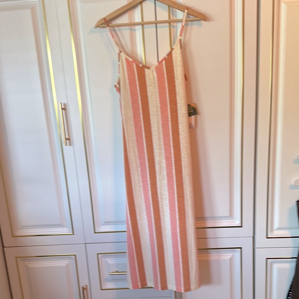 Roxy Striped Midi Dress
